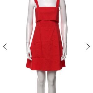 Theory Orange Mini Dress